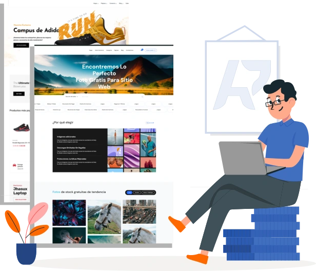Diseño de Pagina web y Diseño de logo en Paraguay